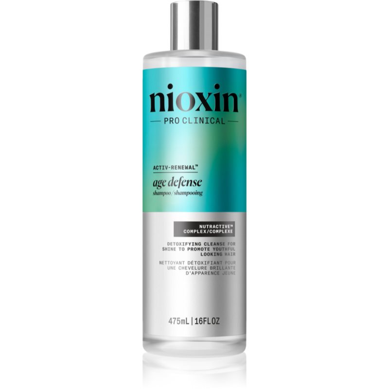 Nioxin Age defense Shampoo szampon przeciw starzeniu się do wszystkich rodzajów włosów 475 ml