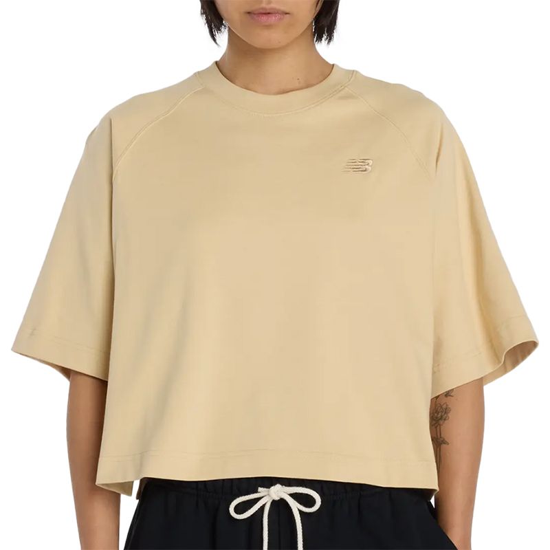 Koszulka damska New Balance WT6147DDABC - żółta