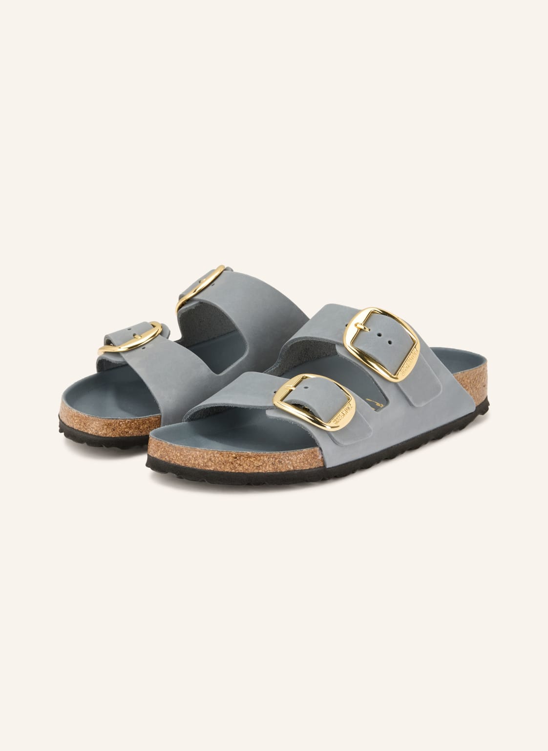 Birkenstock Sandały Arizona Big Buckle grau