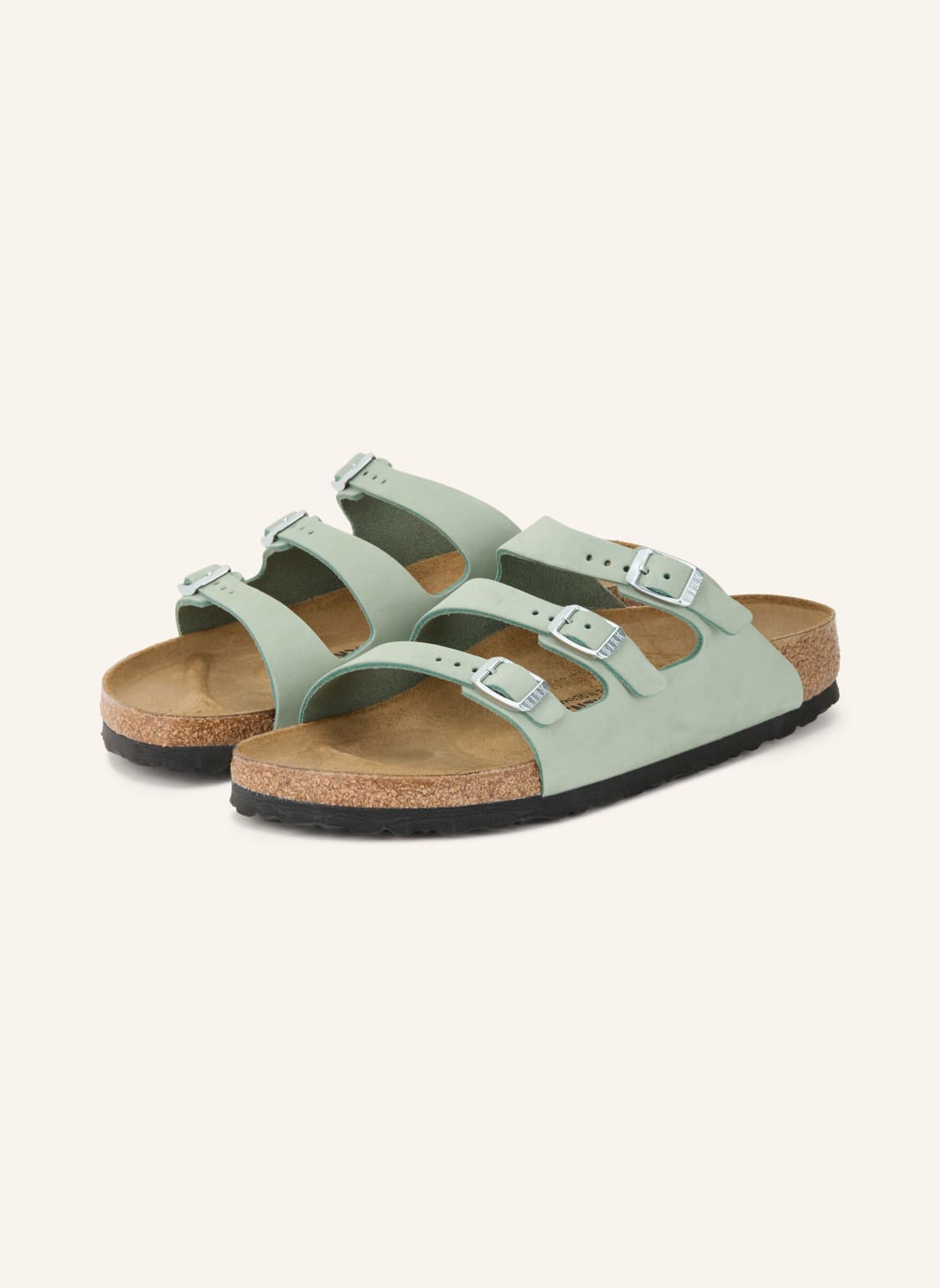 Birkenstock Klapki Florida gruen