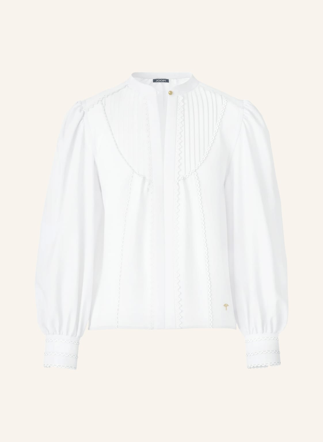 Joop! Bluzka Bionda Z Koronką weiss