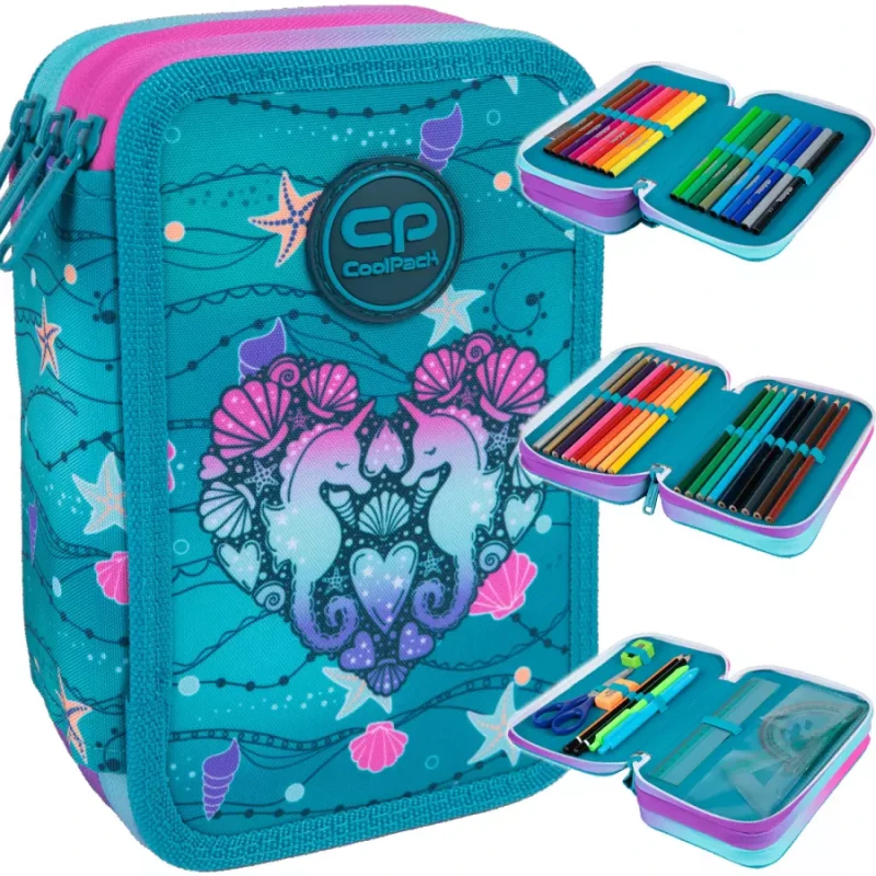 Coolpack Jumper 3 Piórnik Z Wyposażeniem 3-komorowy Seafish