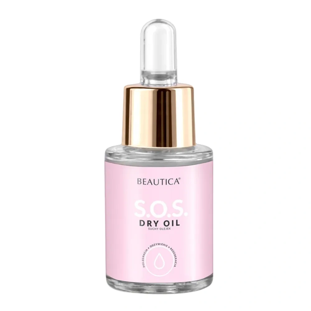 Beautica S.O.S. Dry Oil regenerujący suchy olejek do dłoni i skórek 15 ml
