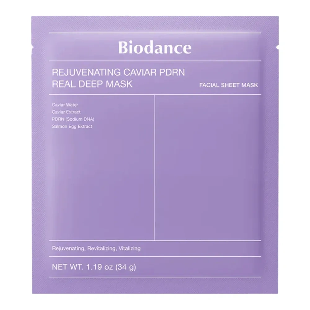 Biodance Rejuvenating Caviar PDRN Real Deep Mask kolagenowa maska do twarzy z PDRN 34 g