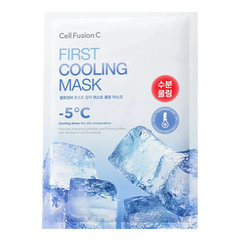 Cell Fusion C First Cooling Mask chłodząca maska hydrożelowa dla podrażnionej skóry 27 g