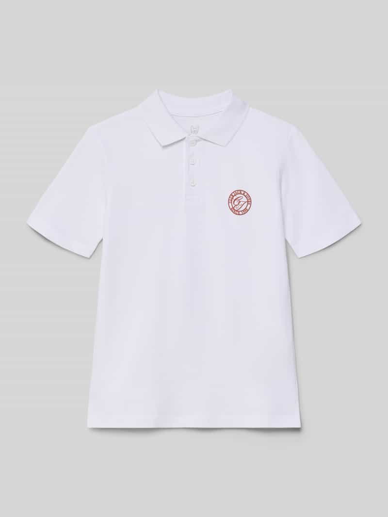 Koszulka polo w kroju regular fit z nadrukiem z logo model 'ALLIANCE'