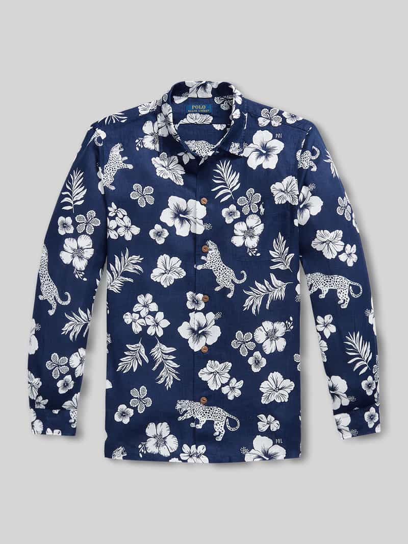 Koszula casualowa o kroju regular fit z czystego lnu