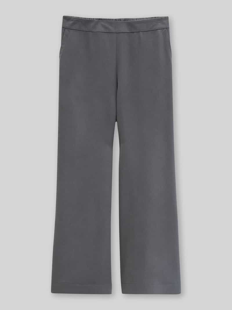 Przycięte spodnie culotte o kroju wide fit