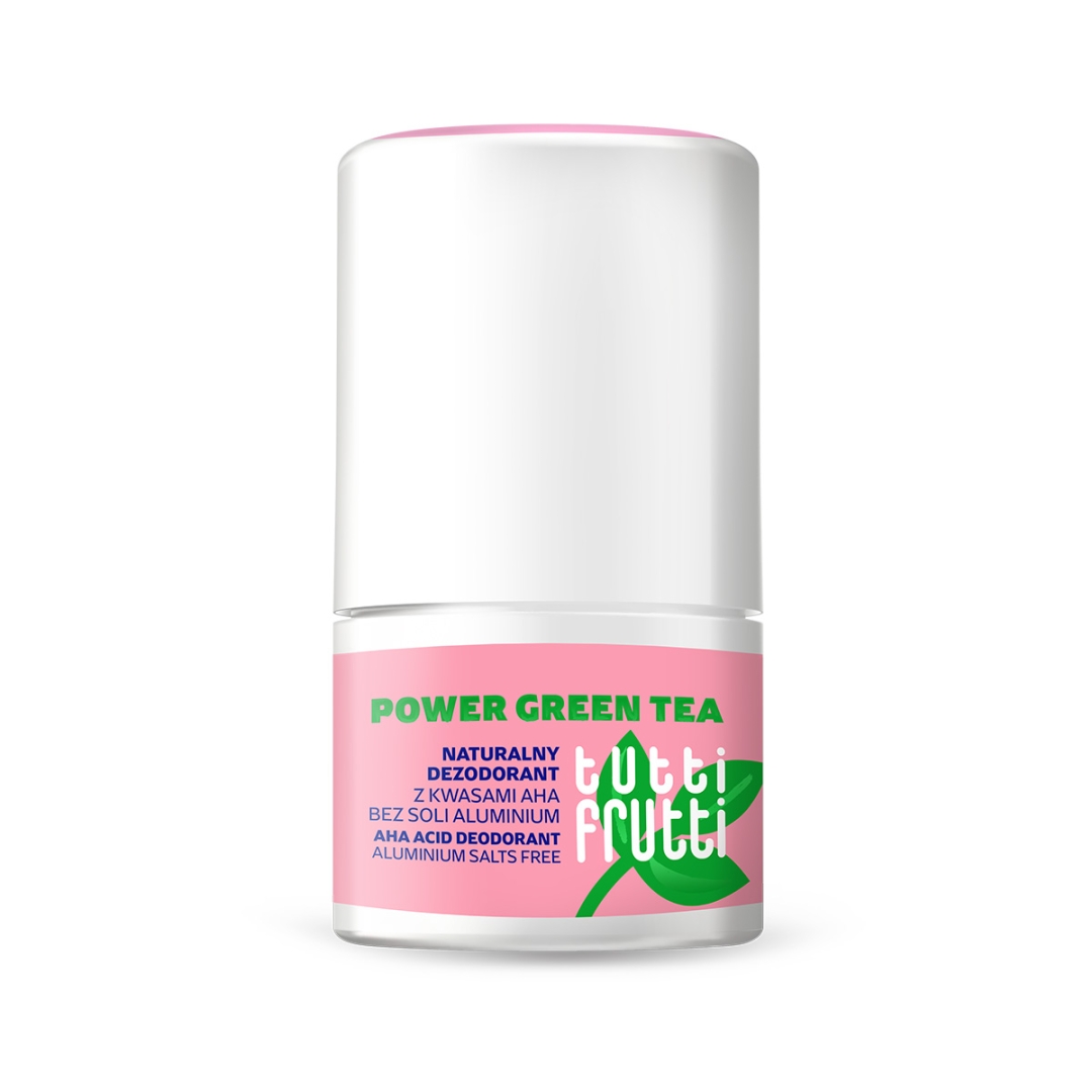 Farmona Tutti Frutti Naturalny Dezodorant z Kwasami AHA bez Soli Aluminium Power Green Tea 50ml