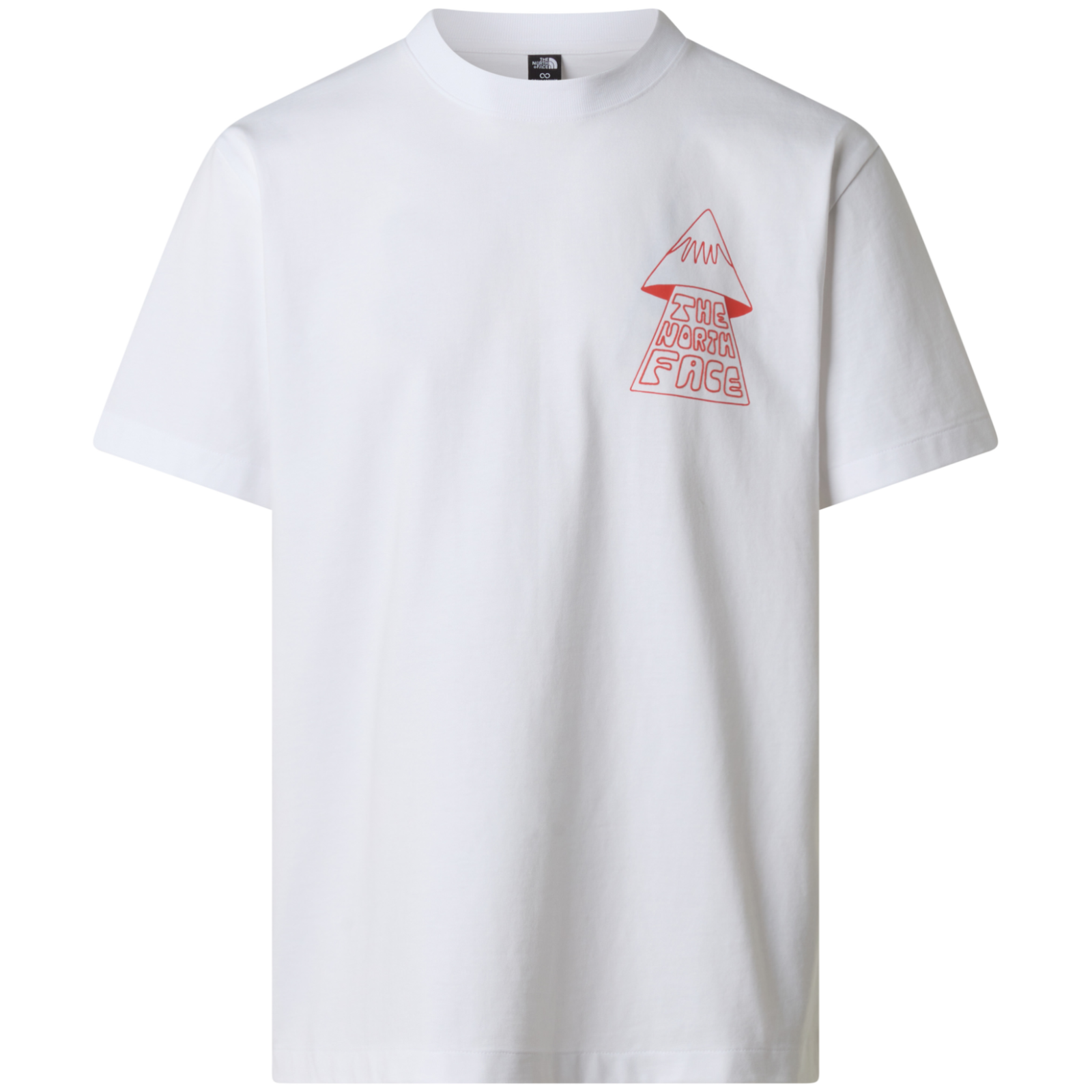 Koszulka męska The North Face M Mountain Play Relaxed Short Sleeve Tee-Graphic Rozmiar: XL / Kolor: biały