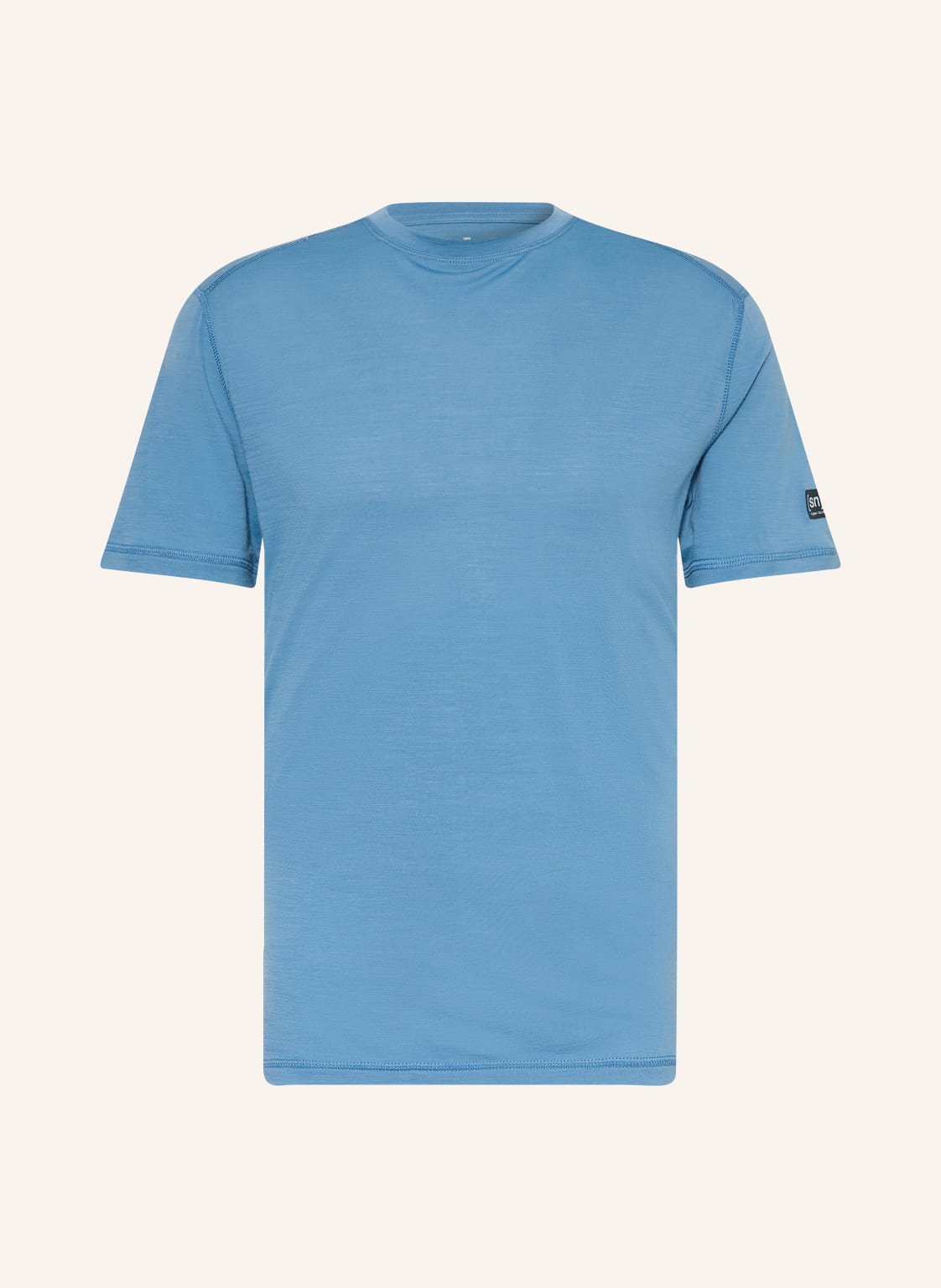 Super.Natural T-Shirt sierra140 Z Wełną Merino blau