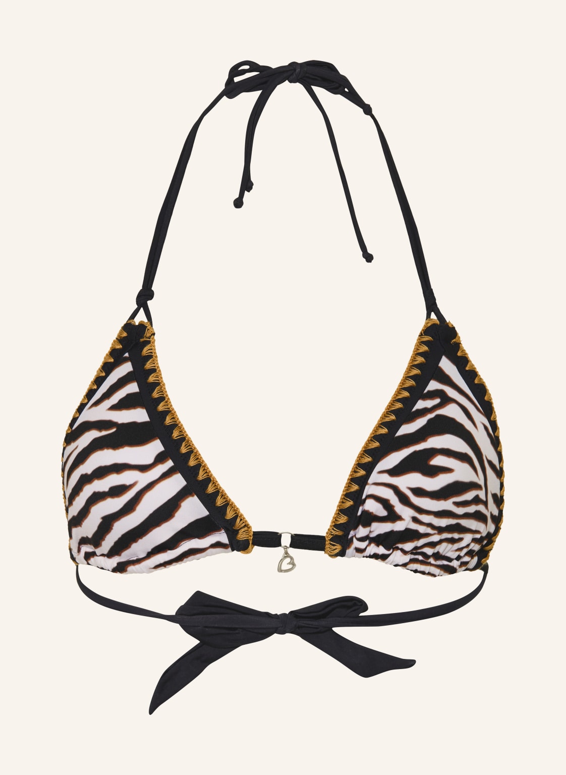 Banana Moon Top Bikini W Trójkątnym Fasonie Bluco Wildjungl schwarz
