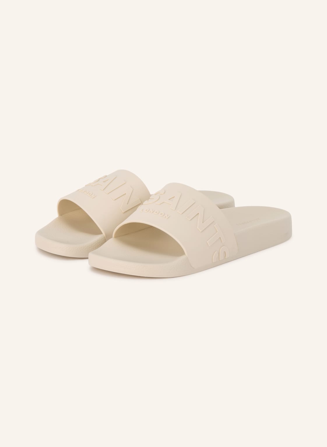 Allsaints Klapki Biggy weiss
