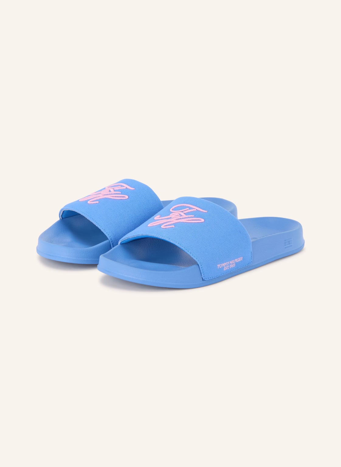 Tommy Hilfiger Klapki blau