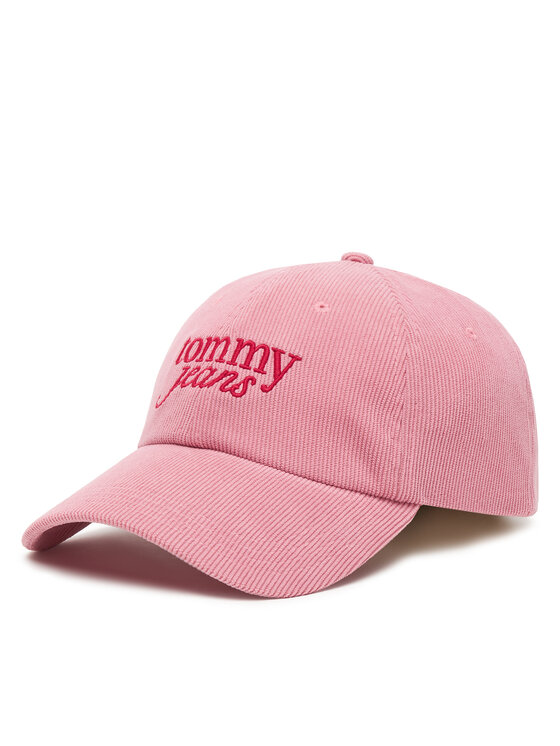 Tommy Jeans Czapka z daszkiem Script AW0AW17908 Różowy