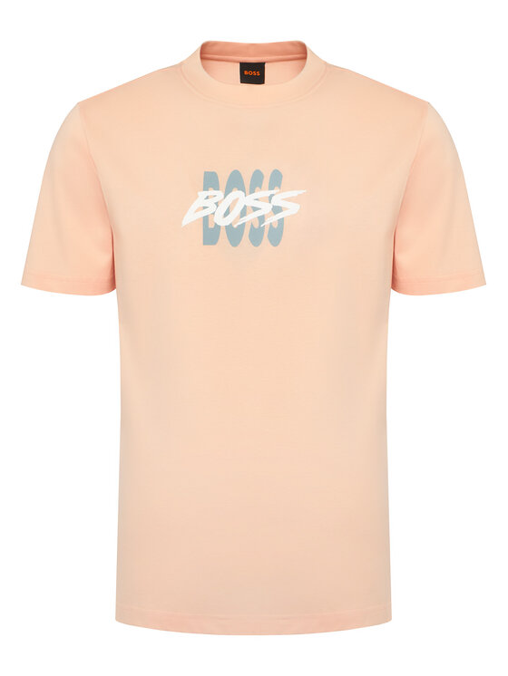 BOSS T-Shirt Bass 50561850 Różowy Regular Fit