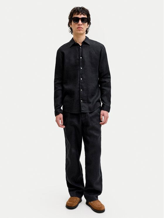 Jack & Jones Chinosy St. Karl 12253120 Czarny Loose Leg