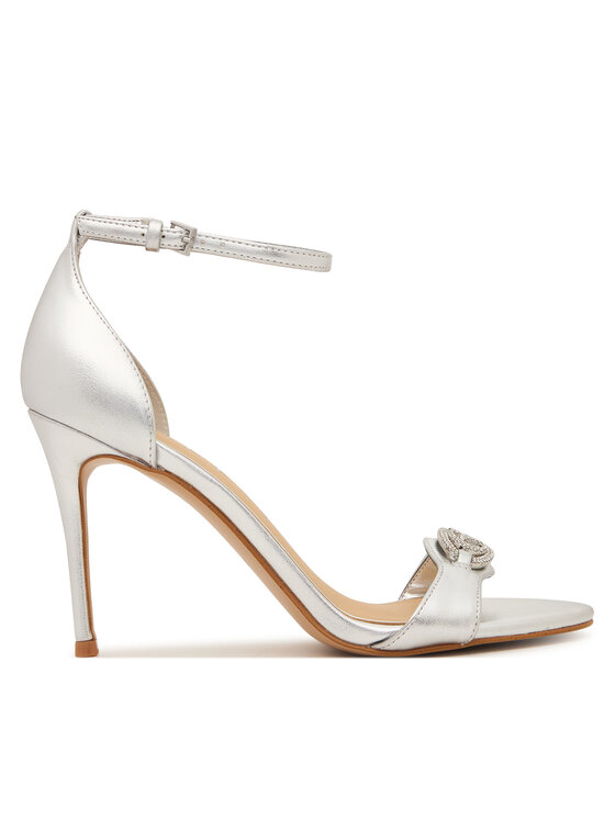 Guess Sandały FLJKBB LEL03 Srebrny