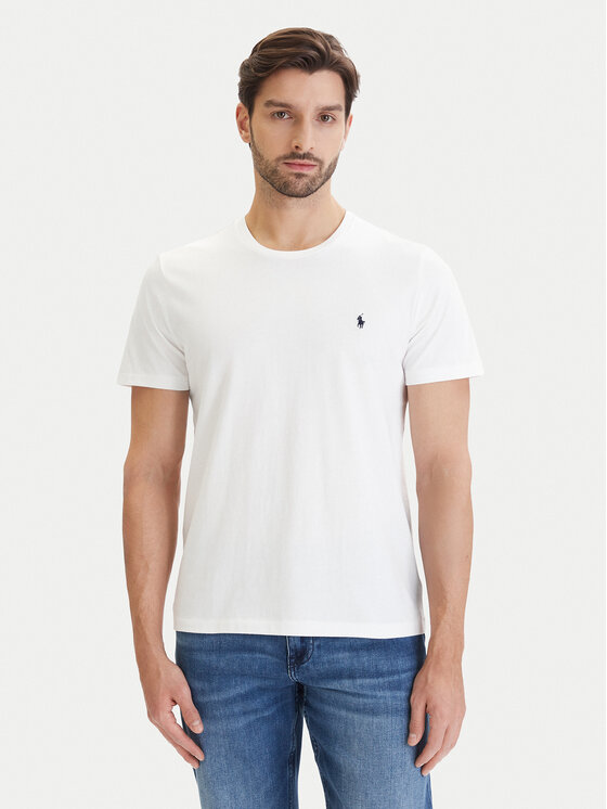 Polo Ralph Lauren T-Shirt 714844756005 Biały Regular Fit
