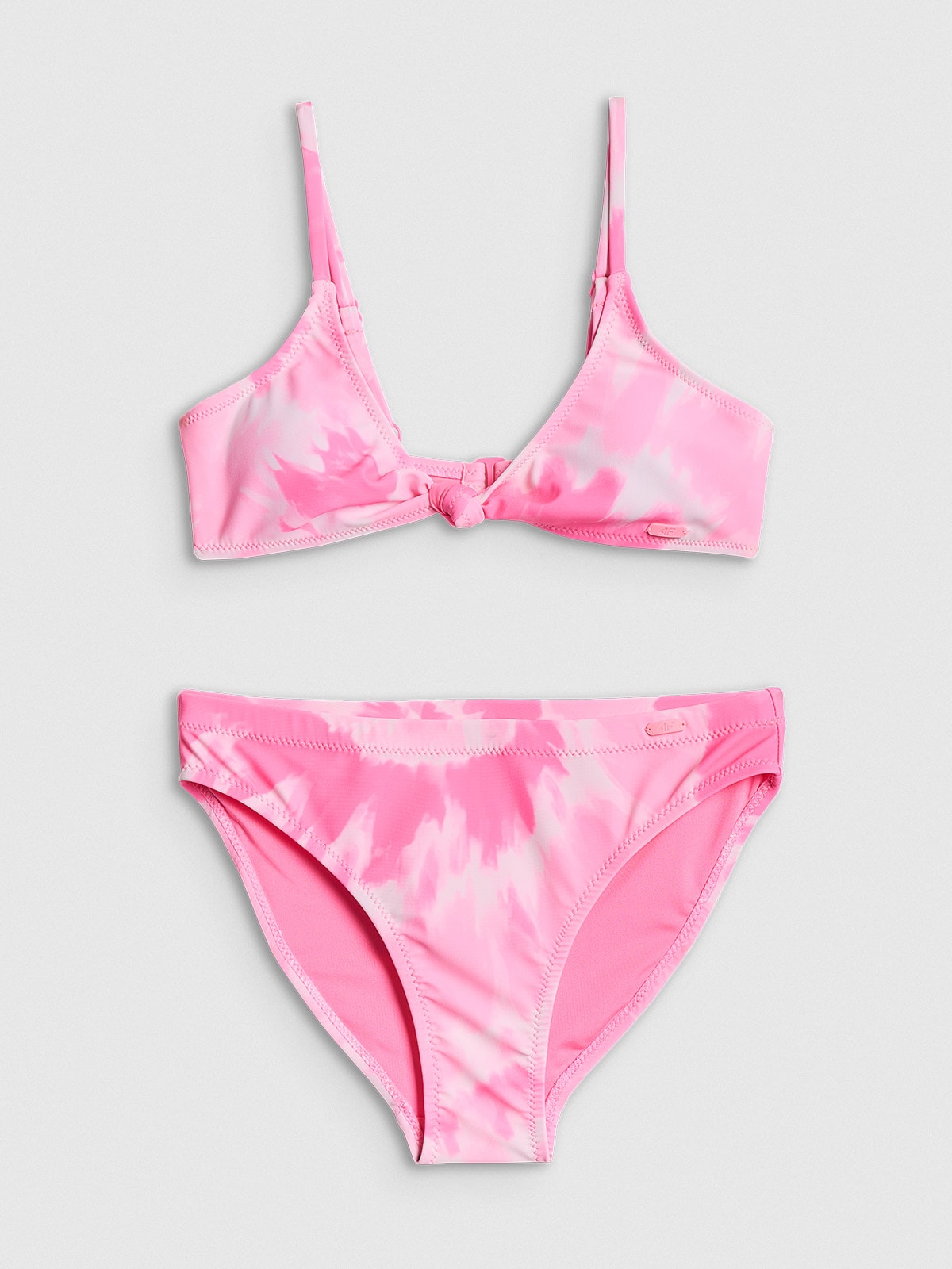 4F Kostium kąpielowy dwuczęściowy dziewczęcy - multikolor 158/164 (12-14 lat)