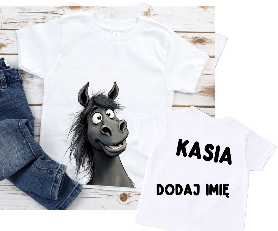 Koszulka z koniem dla dziecka - konik1-1