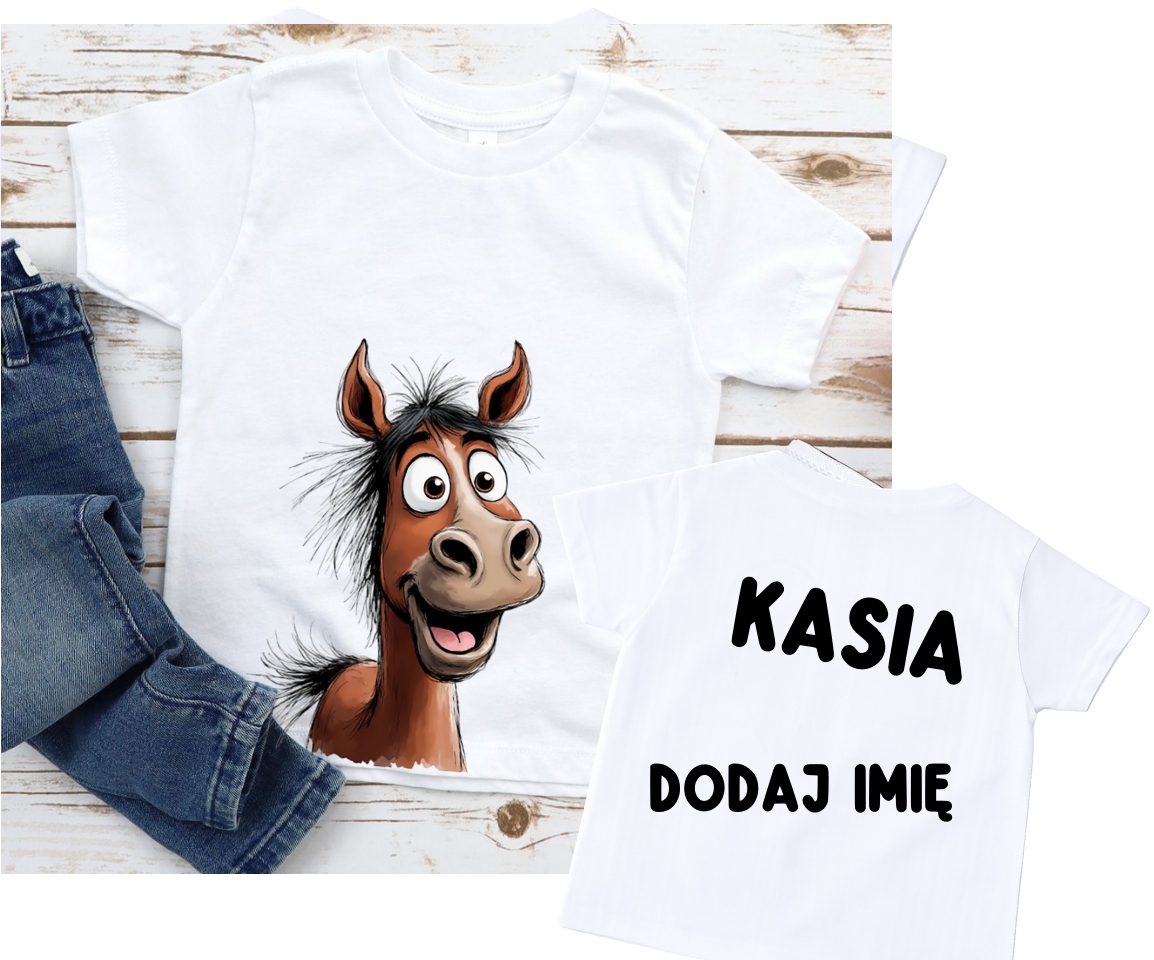 Koszulka z koniem dla dziecka - konik1-2