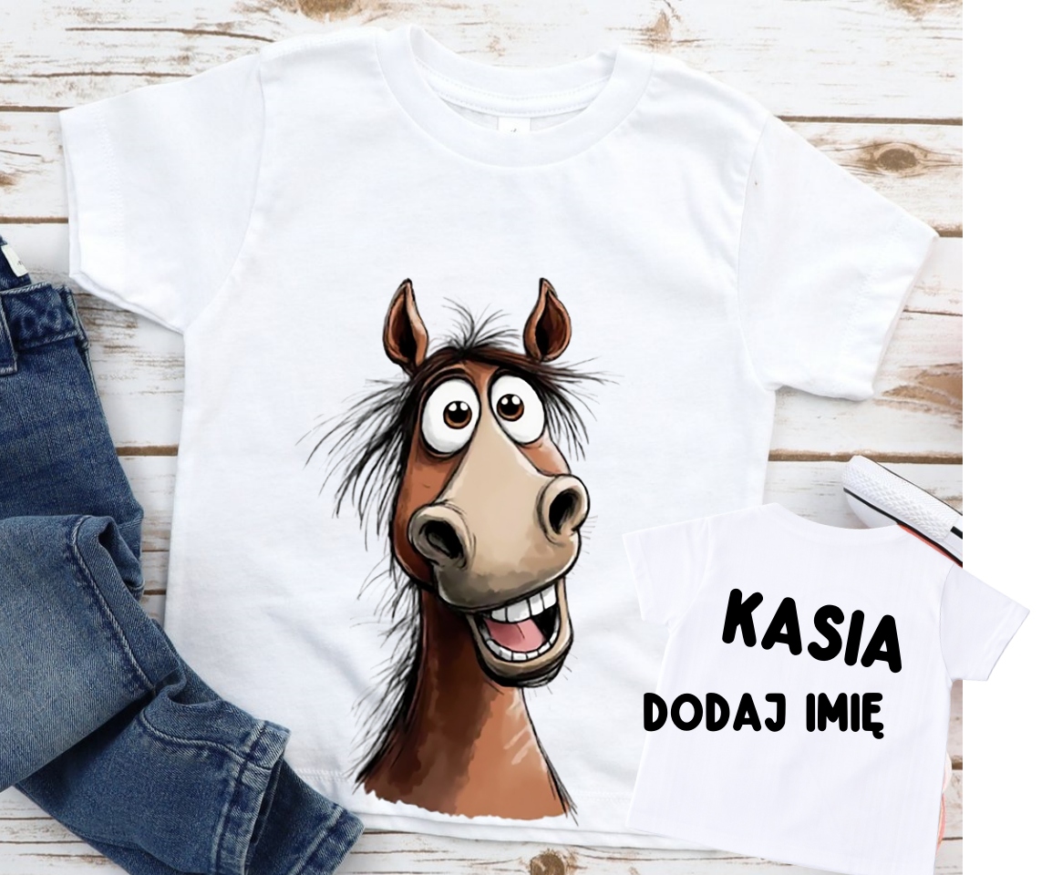 Koszulka z koniem dla dziecka - konik1-12