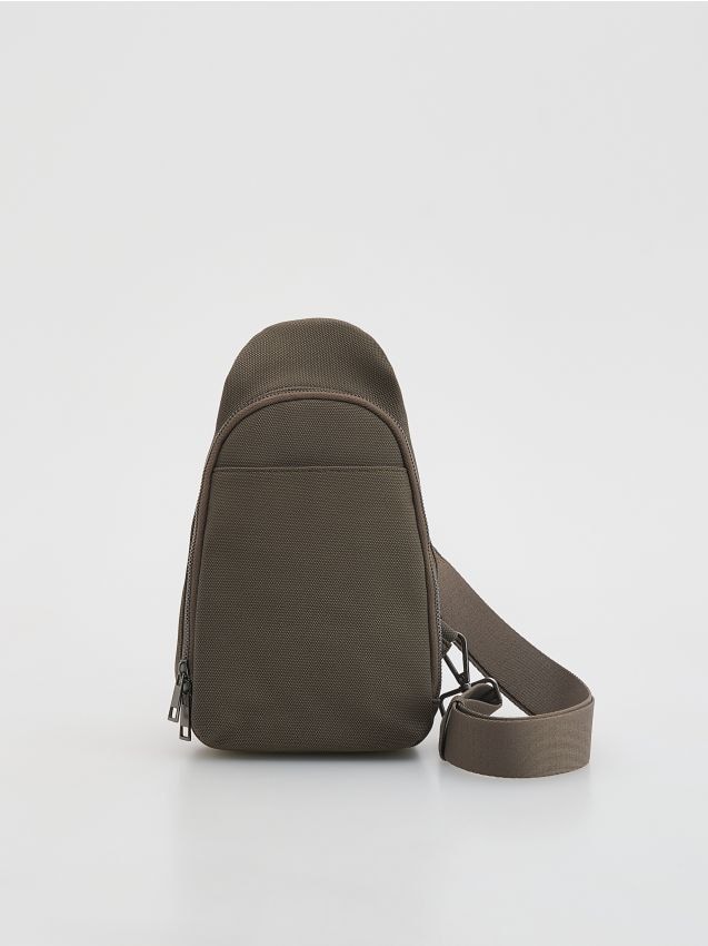 Reserved - Saszetka crossbody - brązowy