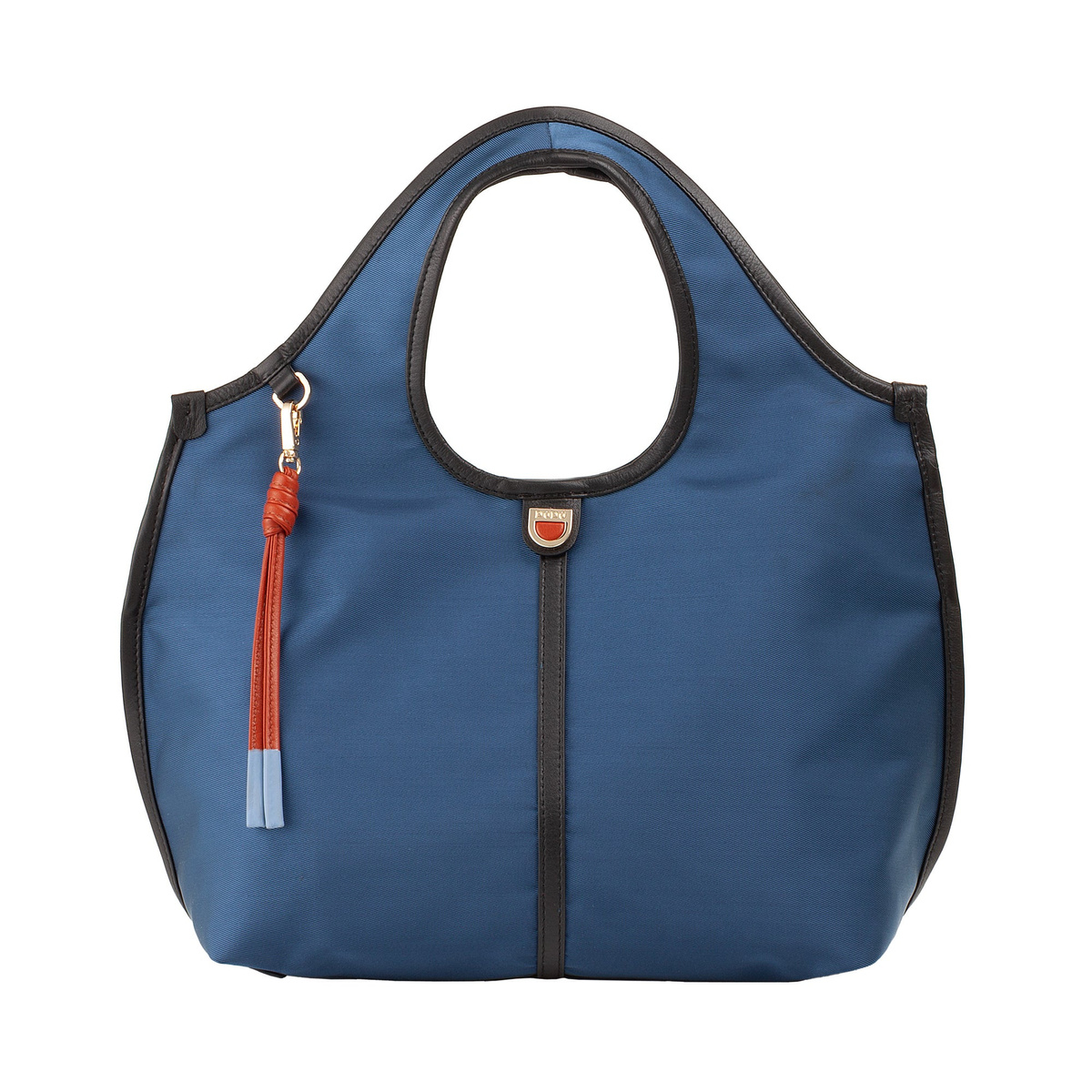 DuDu Torebka Damska Shopper A4 Nylon Skóra Naturalna Duża na Ramię