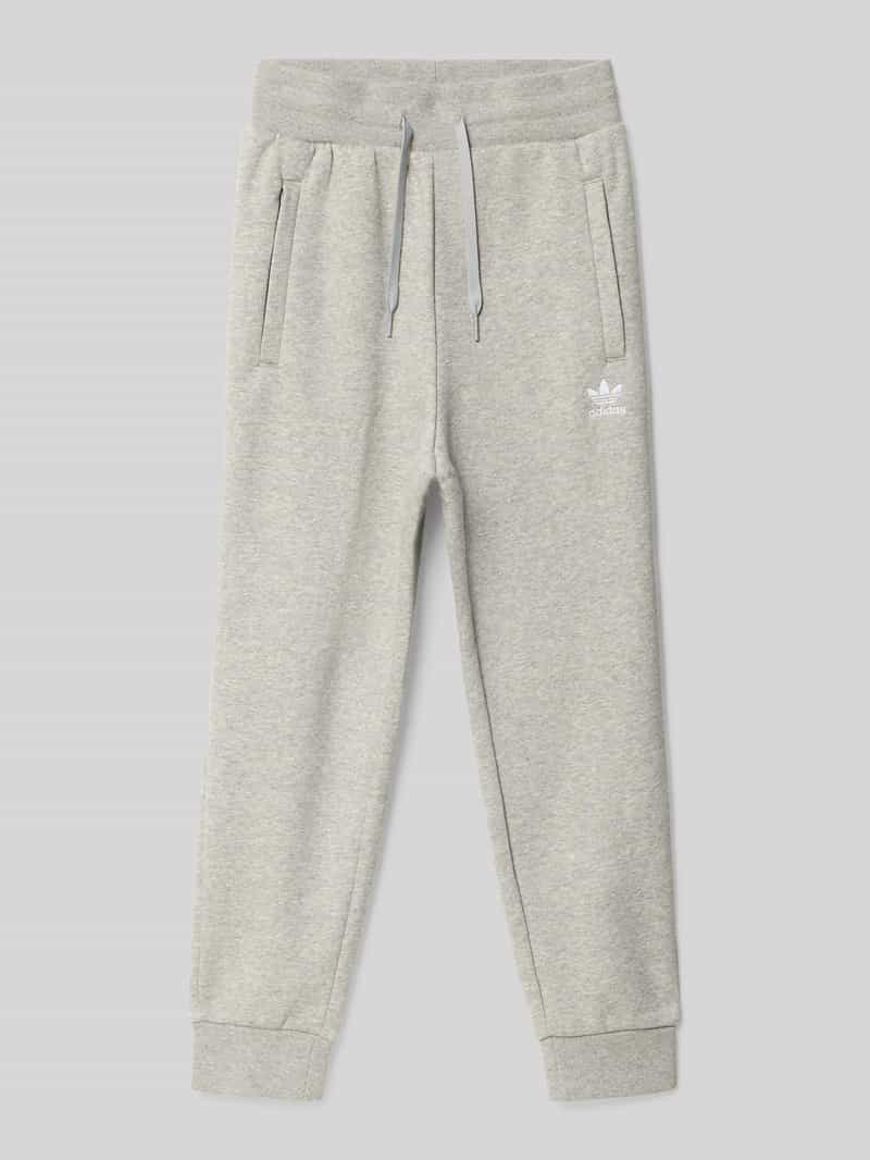 Spodnie dresowe o kroju regular fit z mieszanki bawełny