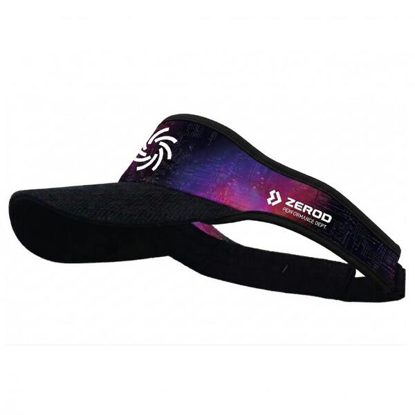 ZEROD Daszek biegowy RUNNING VISOR vortex nebula
