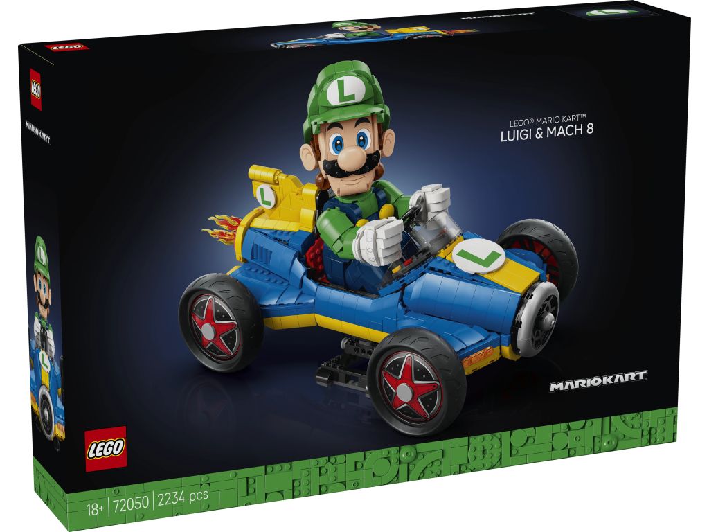 LEGO 72050 Super Mario Mario Kart - Luigi i Mach 8