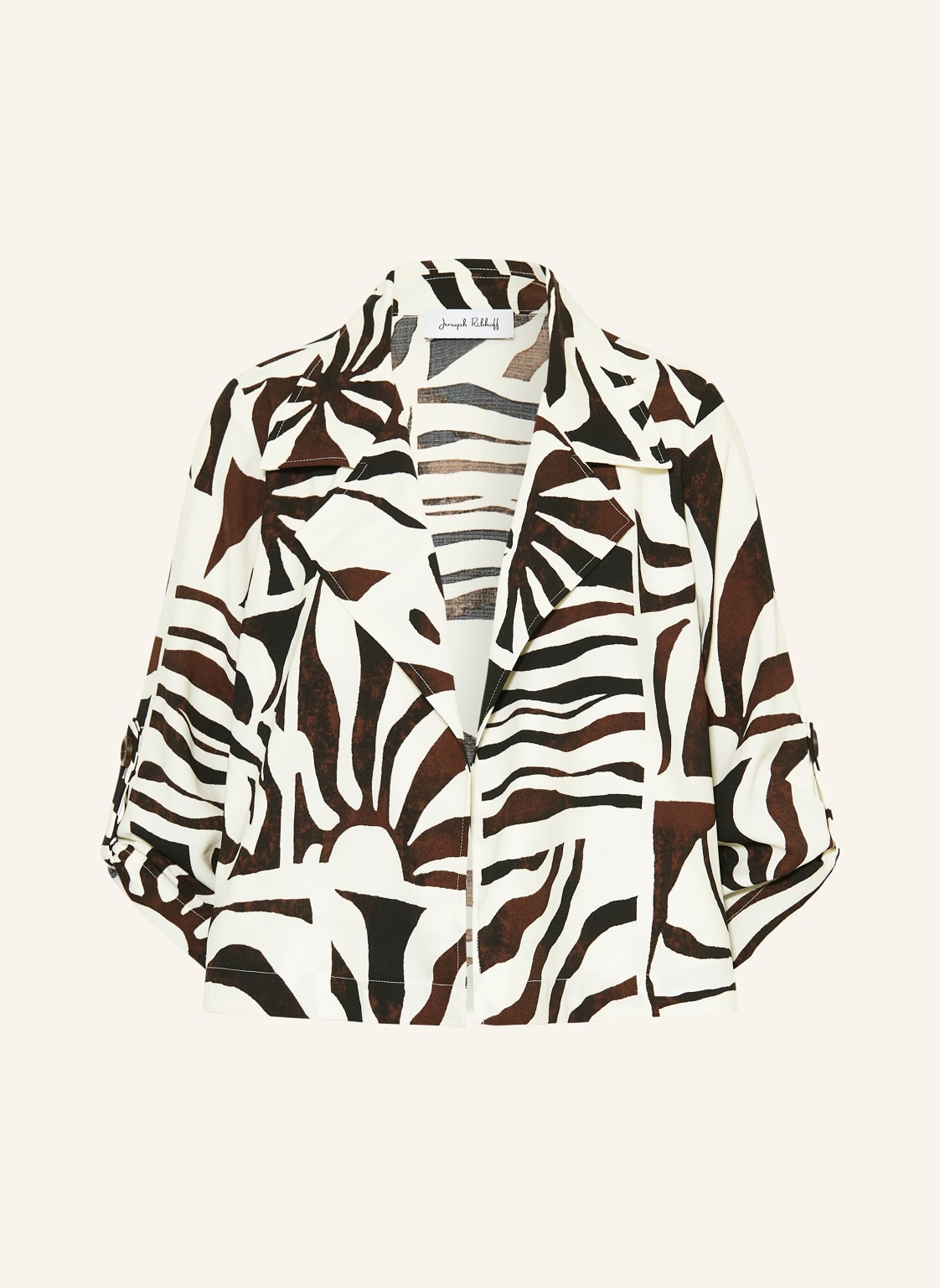 Joseph Ribkoff Marynarka Z Rękawami 3/4 braun