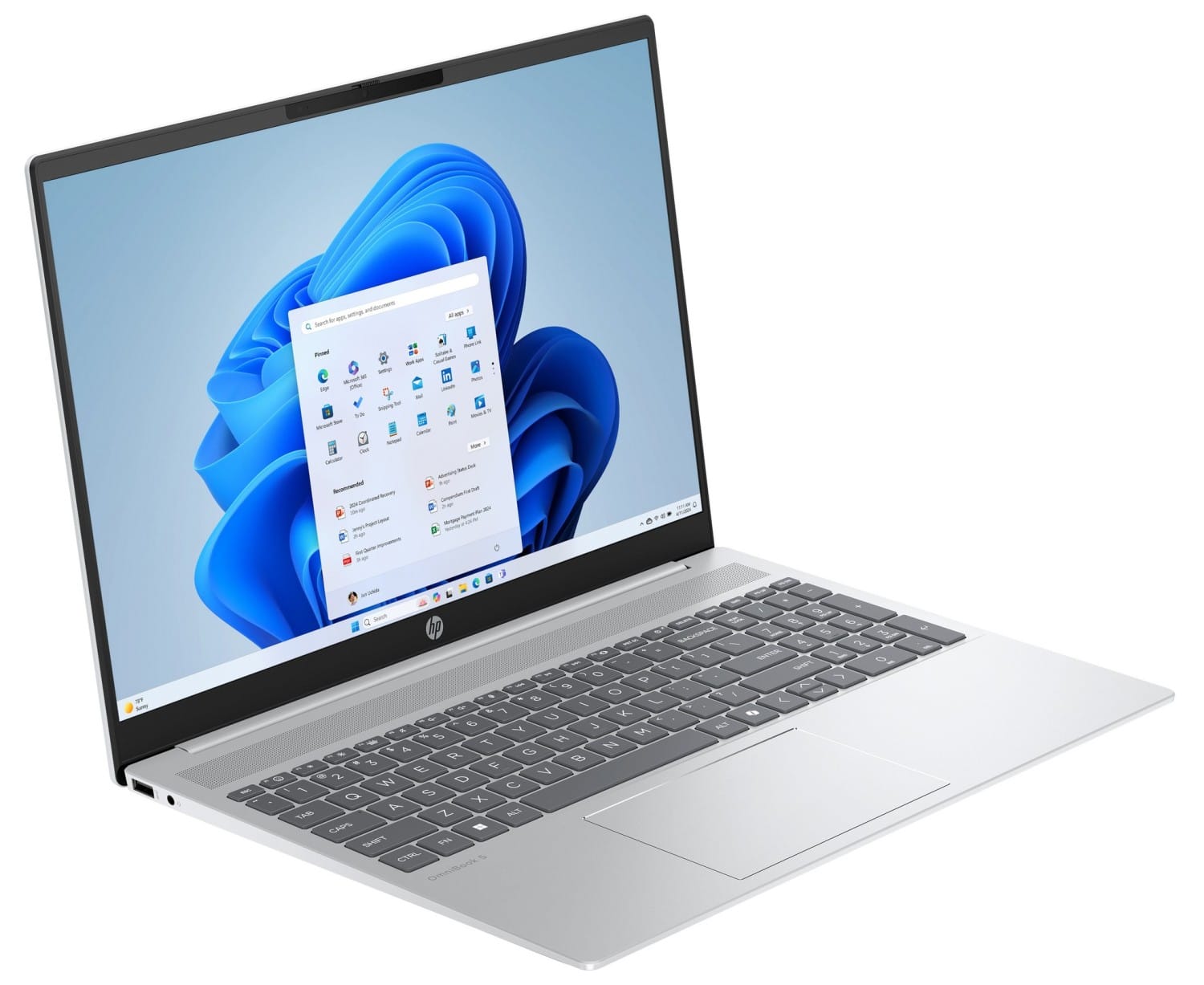 HP OmniBook 5 - Ultra 7 255U 16''-2K 24GB 512GB noOS Srebrny CW9Y2EA