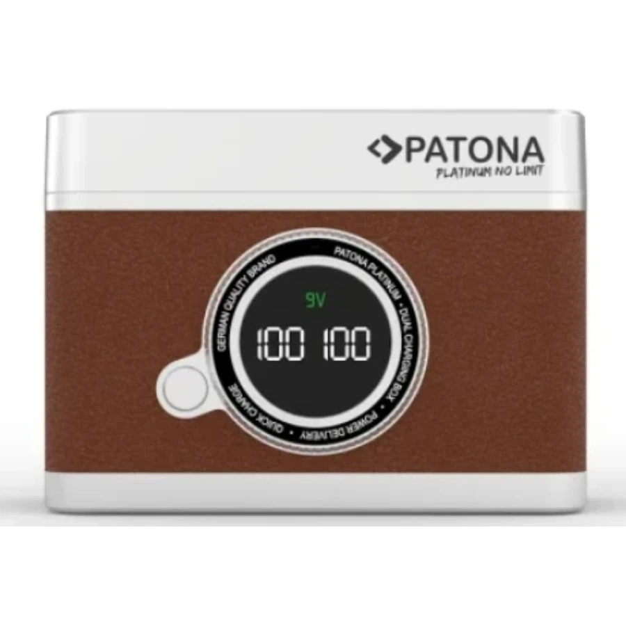 Patona Ładowarka Premium Retro Dual USB-C NP-W235