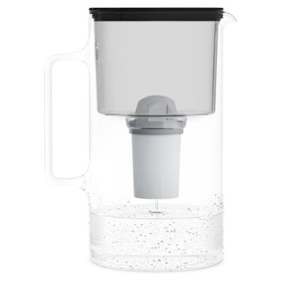 Dzbanek filtrujący WESSPER B2 Borosilicate Czarny 3 x Filtr AquaClassic