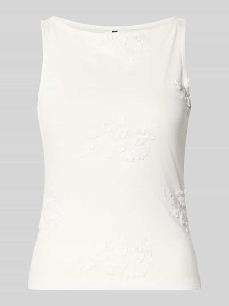 Top o kroju regular fit z dodatkiem bawełny model 'VIVIAN'