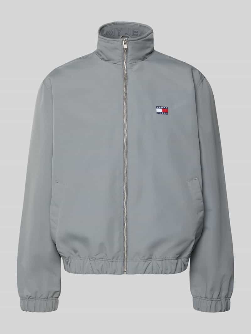 bomberka w kroju regular fit z wyhaftowanym logo