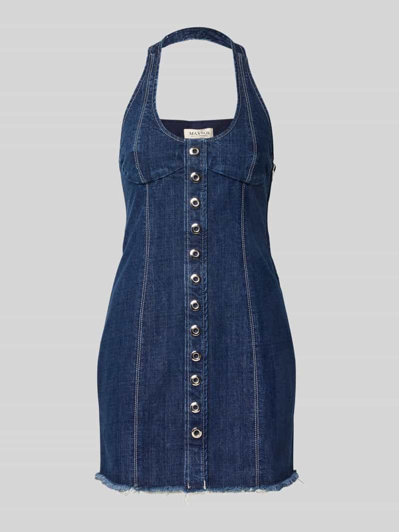 Sukienka jeansowa mini z czystej bawełny model 'LONCIA'