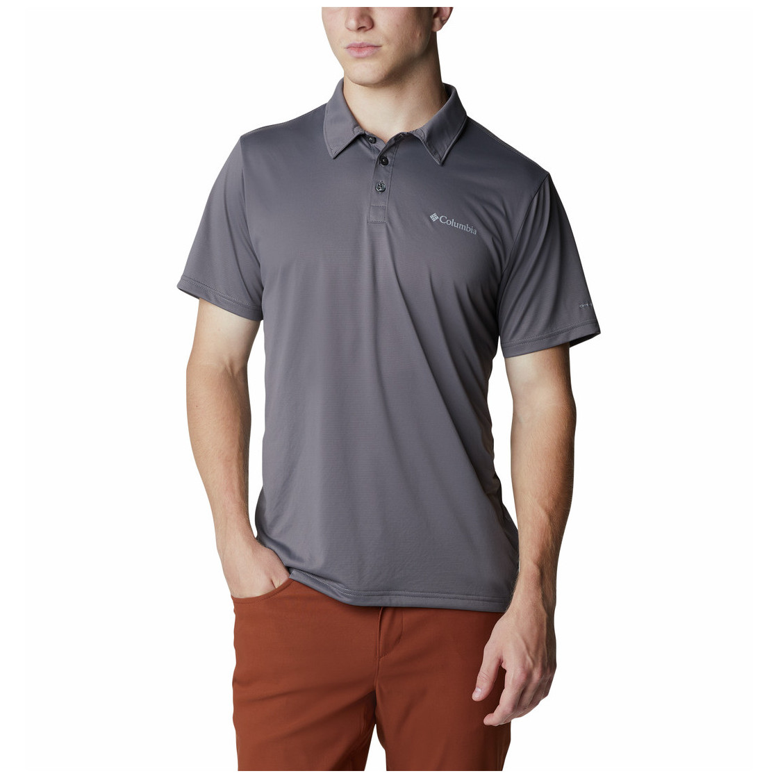 Koszulka męska Columbia Columbia Hike™ Polo Rozmiar: L / Kolor: szary