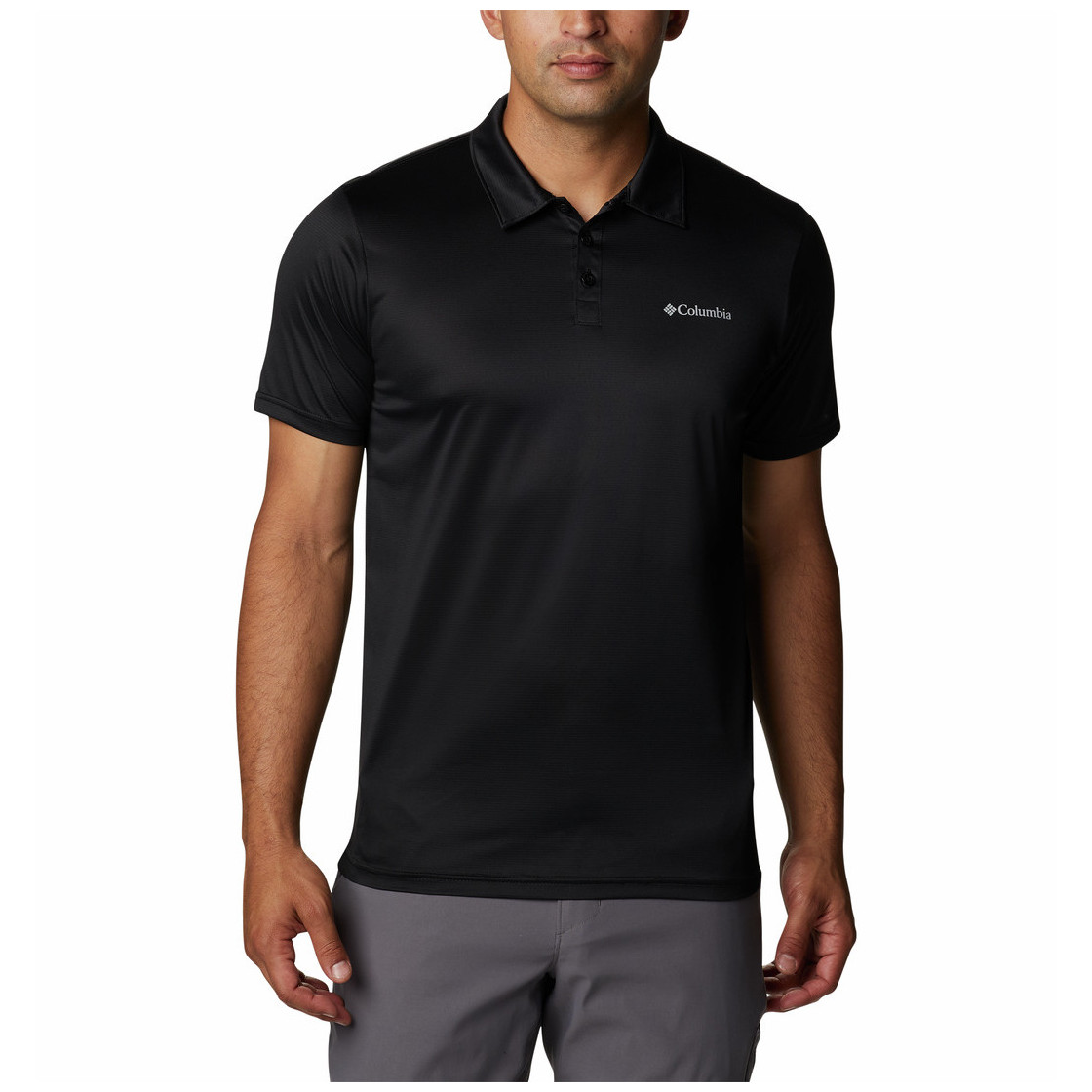 Koszulka męska Columbia Columbia Hike™ Polo Rozmiar: M / Kolor: czarny
