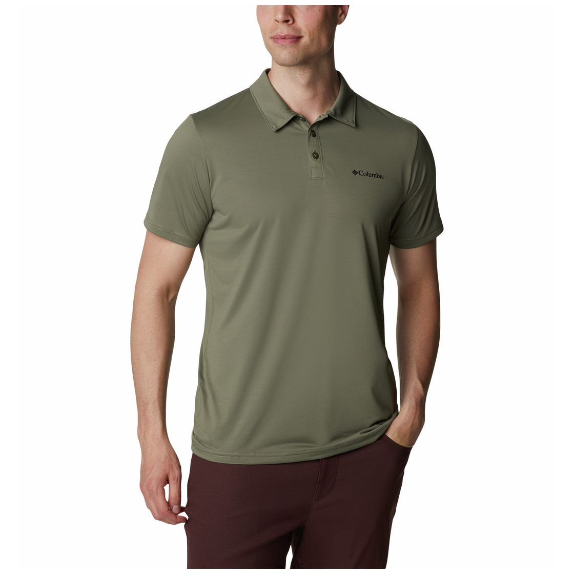 Koszulka męska Columbia Columbia Hike™ Polo Rozmiar: M / Kolor: zielony
