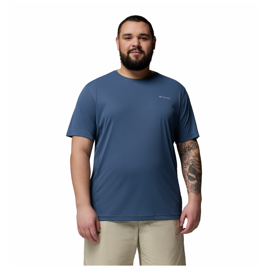 Koszulka męska Columbia Zero Rules™ Light SS Crew Rozmiar: L / Kolor: ciemnoniebieski