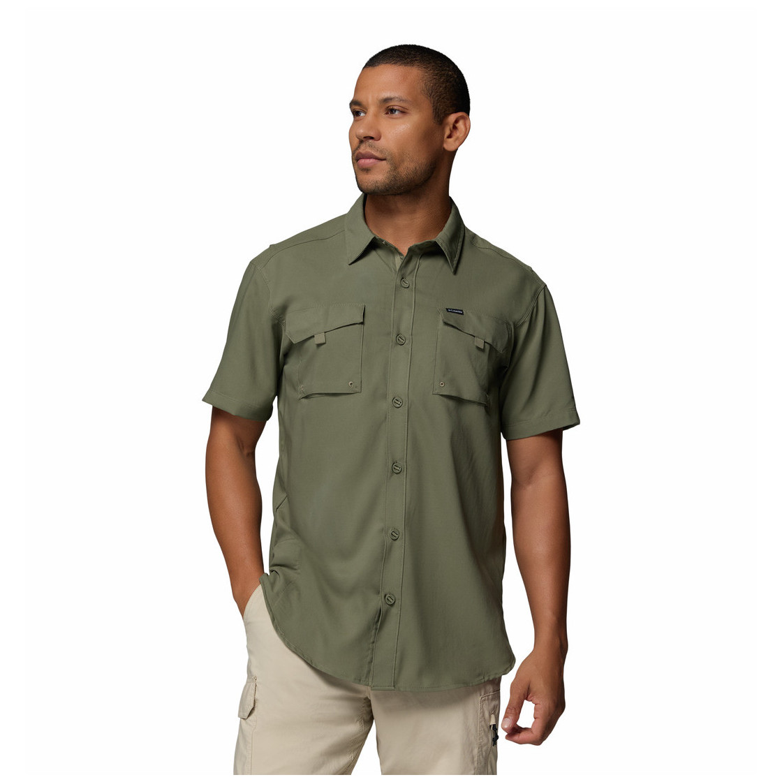 Koszula męska Columbia Silver Ridge™ Utility II SS Rozmiar: XXL / Kolor: zielony