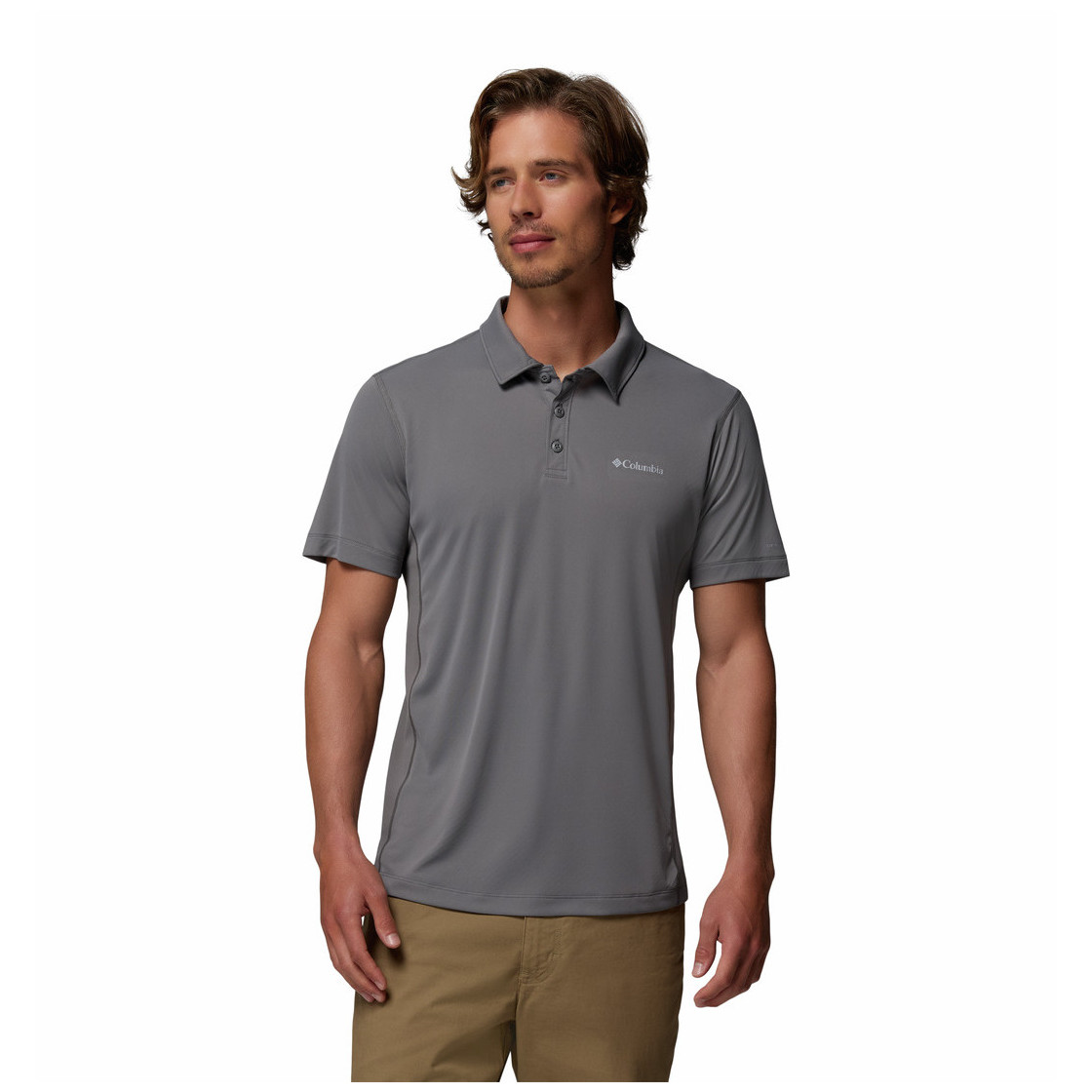 Koszulka męska Columbia Zero Rules™ Light Polo Rozmiar: L / Kolor: szary