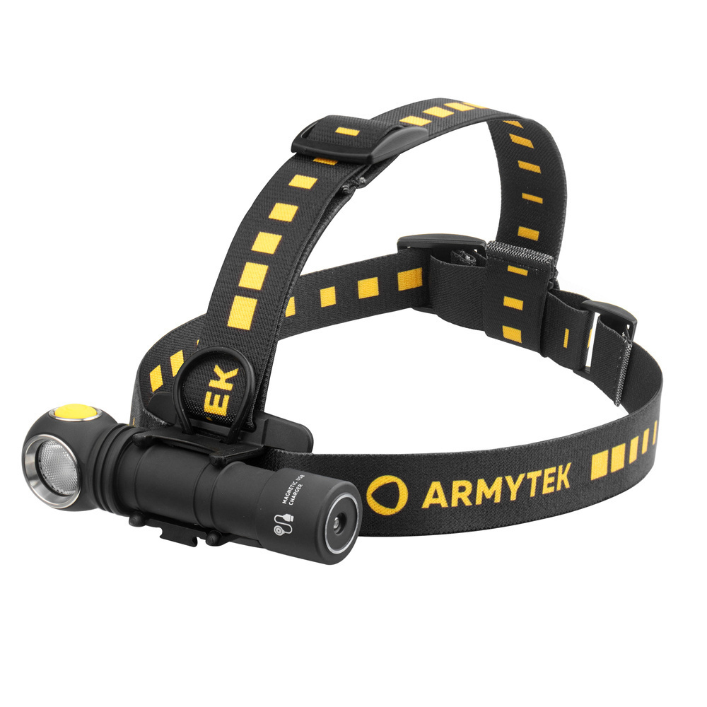 Armytek - Latarka czołowa Wizard C2 Pro - IP68 - 2500 lm - 18650 - Czarny - F08701PC