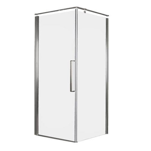 Kabina prysznicowa prostokątna 90x80 cm Fresh Line BKP260T08/09 Clean Glass