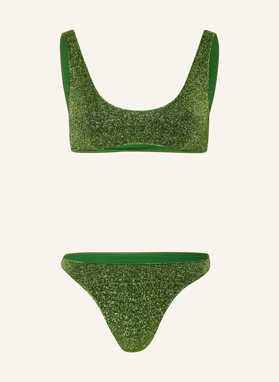 Oséree Bikini Bustier Lumiere Sporty gruen