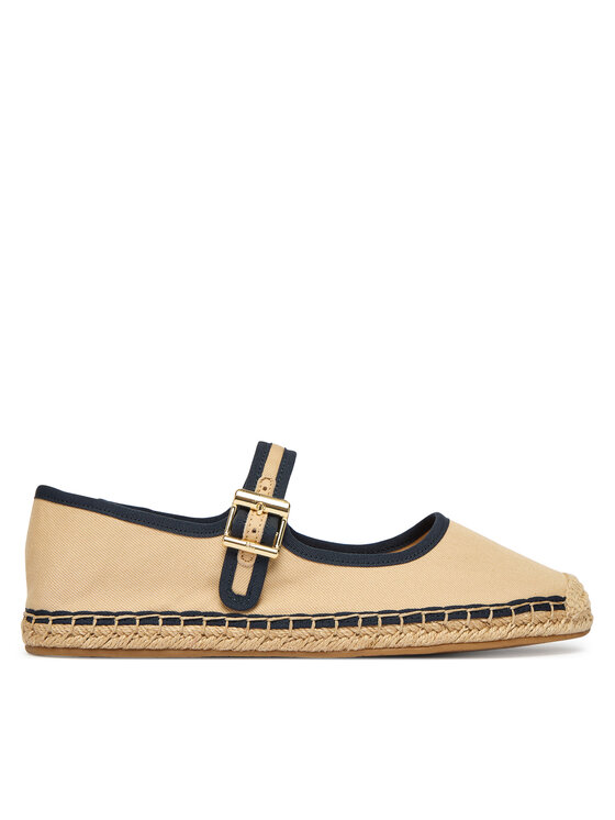 Tommy Hilfiger Espadryle Buckle Maryjane Espadrille FW0FW09239 Brązowy