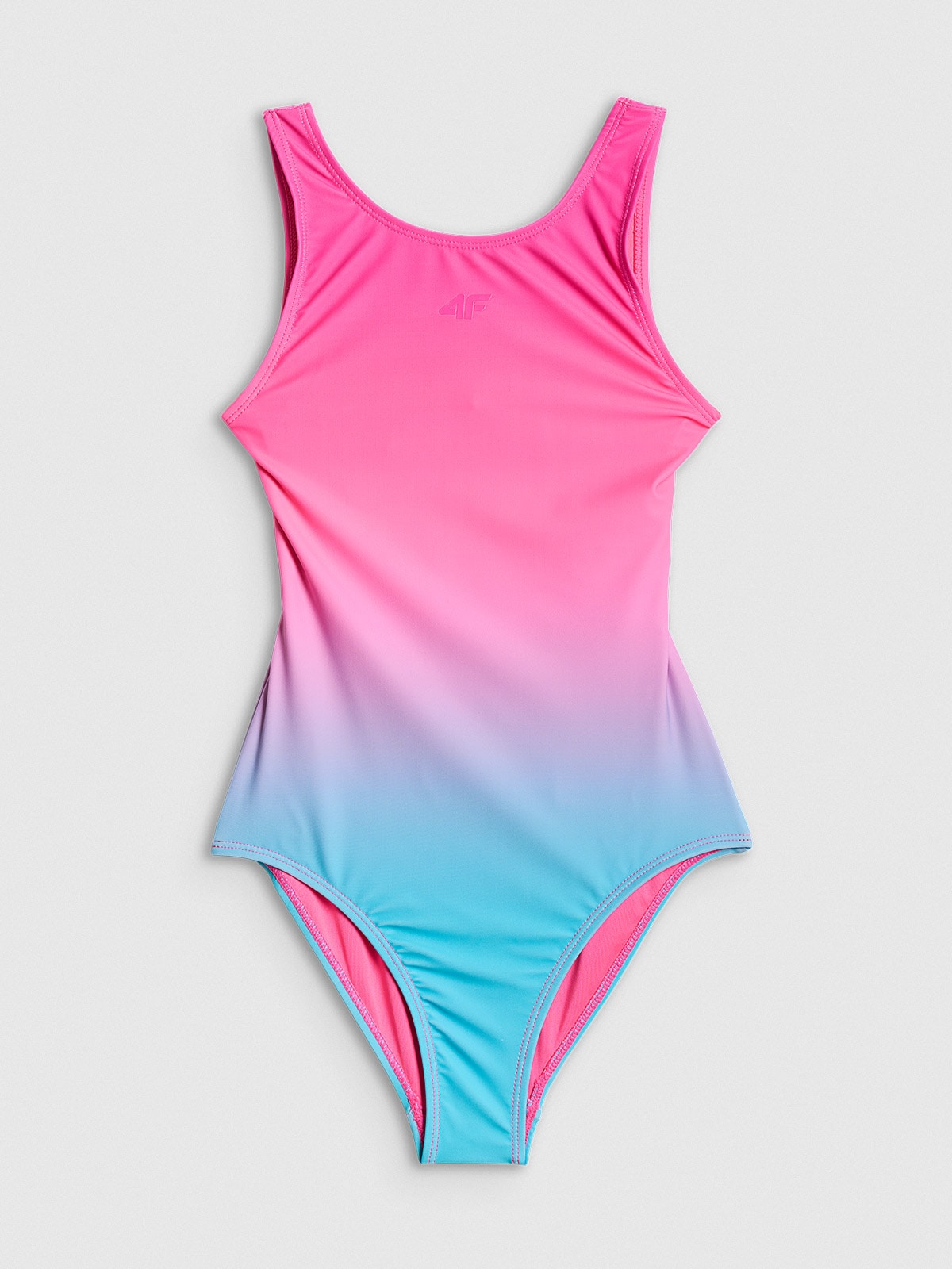 4F Kostium kąpielowy jednoczęściowy dziewczęcy - multikolor 158/164 (12-14 lat)